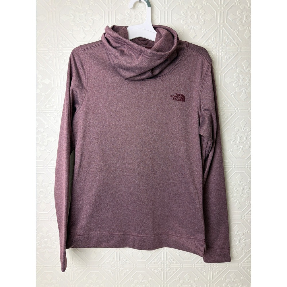 Under Armour Women's S Funnel Cowl Neck Performance Pullover Long Sleeve Mauve